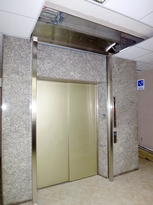 電梯口-60B防火遮煙捲門(平時,電梯)
